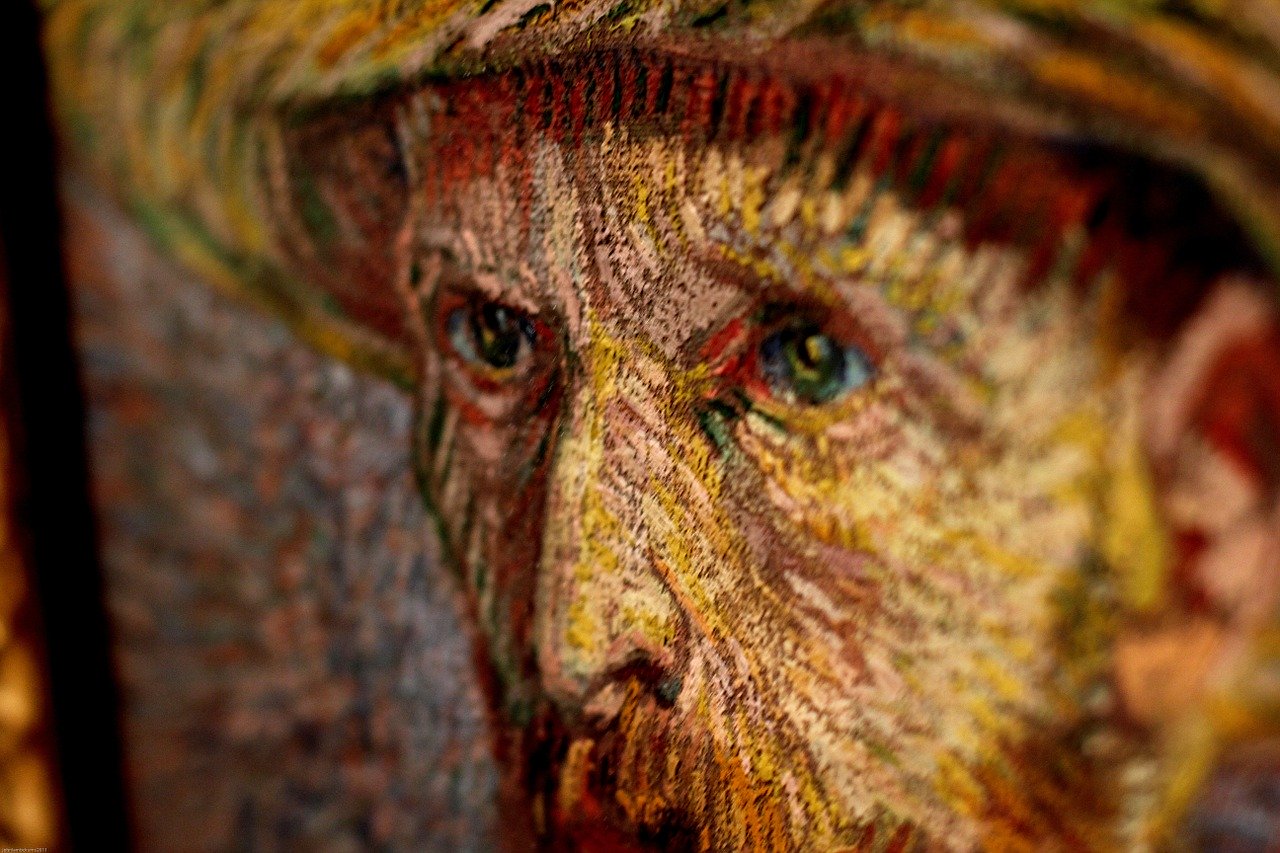 van gogh dettaglio ritratto