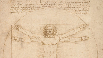 uomo vitruviano Leonardo Da Vinci