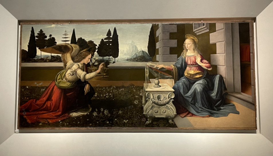 annunciazione Leonardo da Vinci